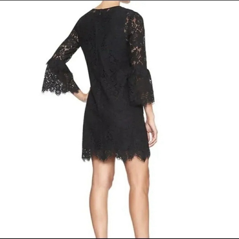 Banana Republic Black Lace Dress